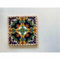 Bateria De Cocina 6 x 6 in. Mexican Decorative Tiles, L116, 4PK BA2583588